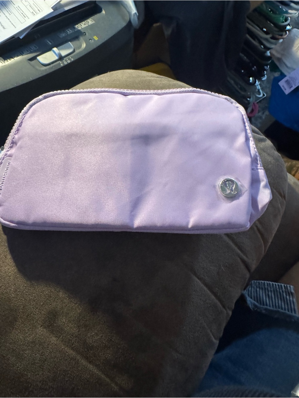 lululemon athletica Lavender Zip Cosmetic Pouch